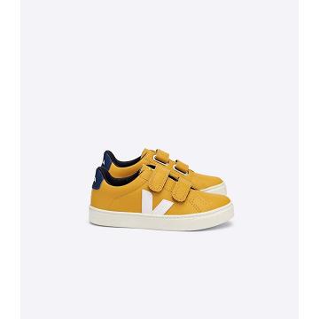 Kids' Veja ESPLAR CHROMEFREE Shoes Yellow | SG 724JPQ